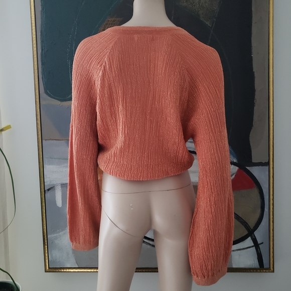 Amuse Society | Lurex Knit Long Sleeve Top - Picture 5 of 16
